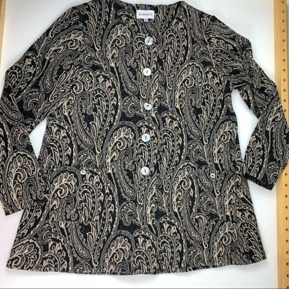 peck & peck Button Up Cardigan Sweater Size XL - Picture 4 of 8